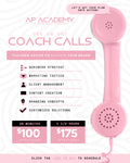 One on one coaching calls